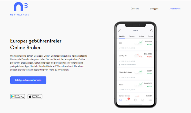 nextmarkets Spread kosten