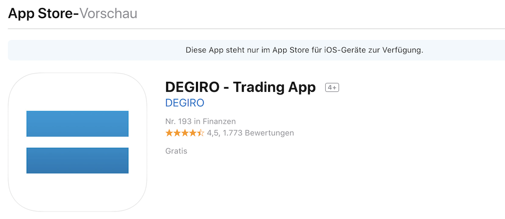 DEGIRO App Download