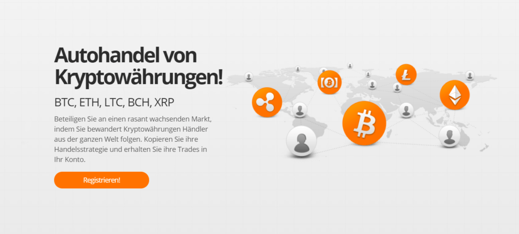 ZuluTrade bietet auch den Autohandel von Kryptowährungen an