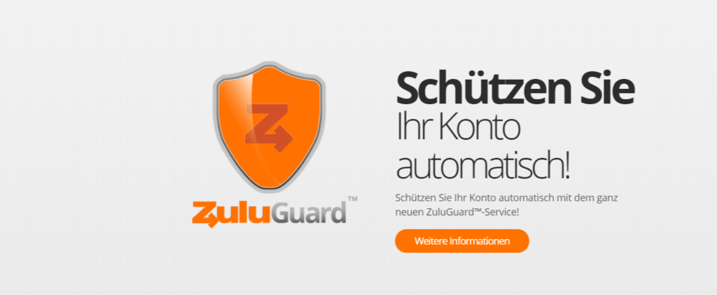 Zulutrade bietet optimalen Schutz mit dem ZuluGuard